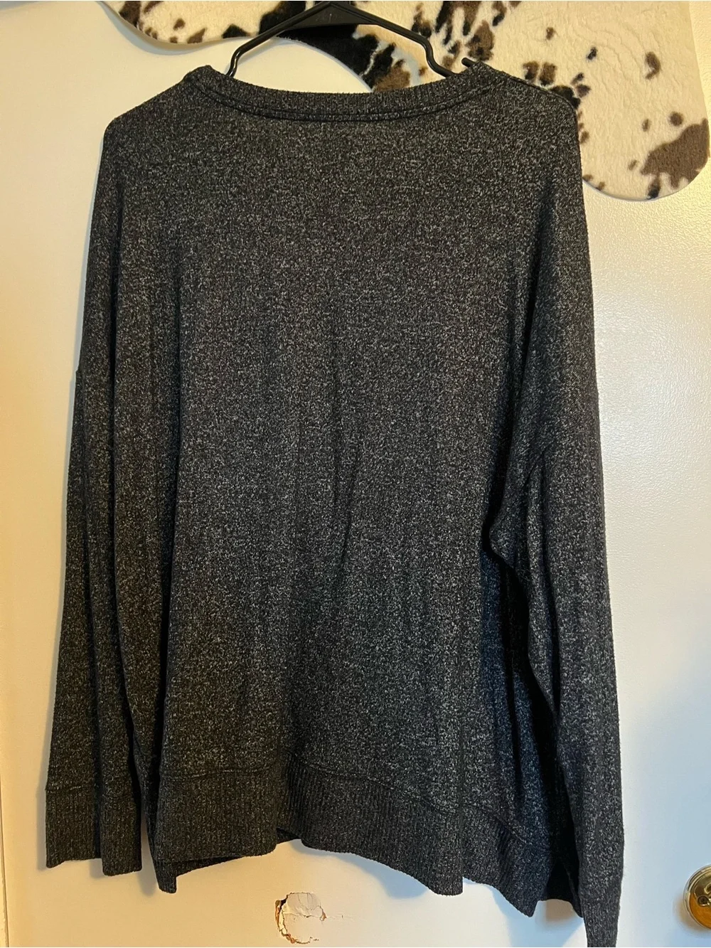 Women’s Lightweight Crewneck Sweater - Charcoal